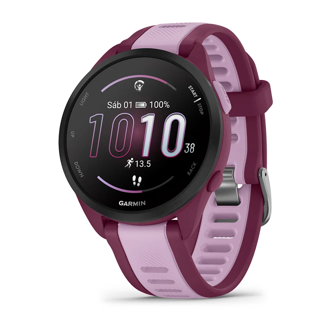 Garmin Forerunner® 165 Music Fuchsia/Coral  - Reloj GPS Multideporte con Pantalla AMOLED