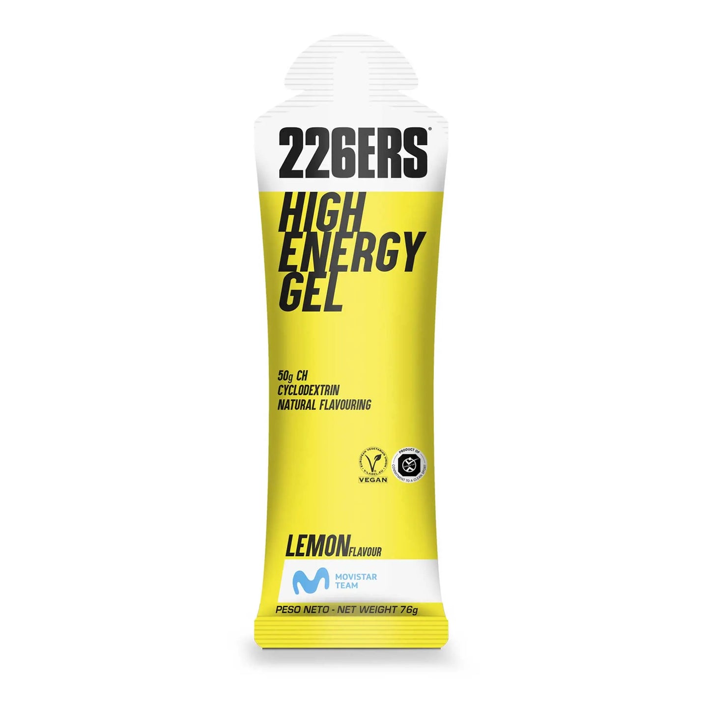 Gel 226ers High Energy Gel 76grs vegano (4 Sabores)