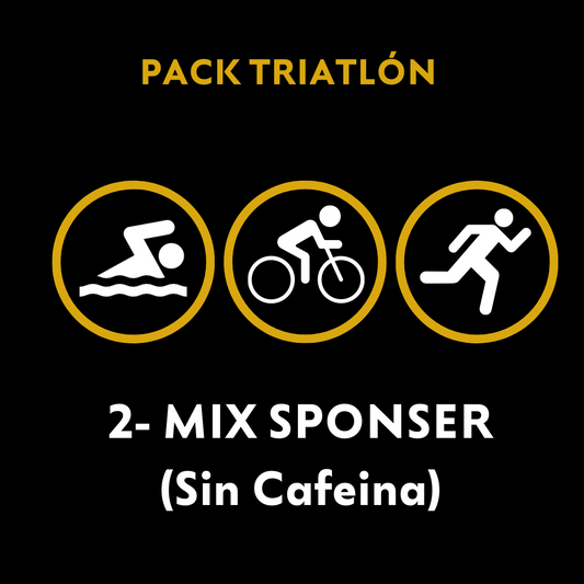 Pack de Nutrición Triatlón 2: Mix Sponser (SIN Cafeína)