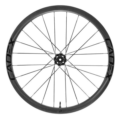 Rueda de ruta de carbono perfil 36 Cadex - Tubeless - Disco - Delantera