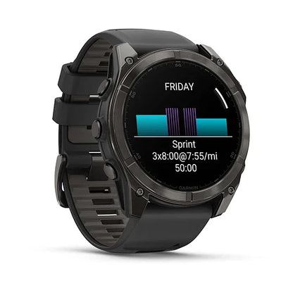 Garmin FENIX® 8 51mm Sapphire Carbon Gray - Reloj GPS Multideporte con Pantalla AMOLED