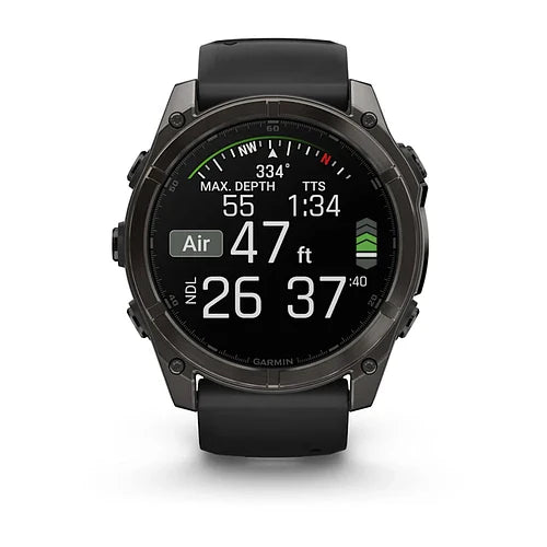 Garmin FENIX® 8 51mm Sapphire Carbon Gray - Reloj GPS Multideporte con Pantalla AMOLED