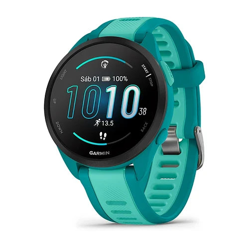 Garmin Forerunner® 165 Music Turquoise/Aqua Turquesa - Reloj GPS Multideporte con Pantalla AMOLED