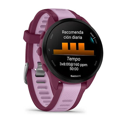 Garmin Forerunner® 165 Music Fuchsia/Coral  - Reloj GPS Multideporte con Pantalla AMOLED