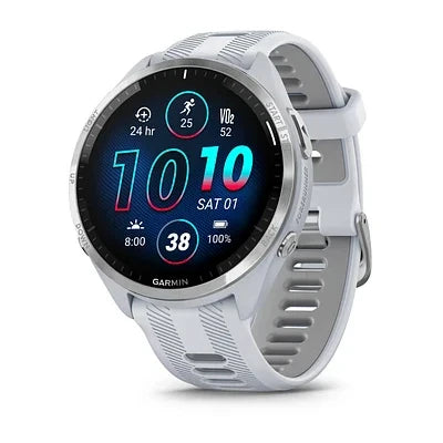 Garmin Forerunner® 965 White - Reloj GPS Multideporte con Pantalla AMOLED