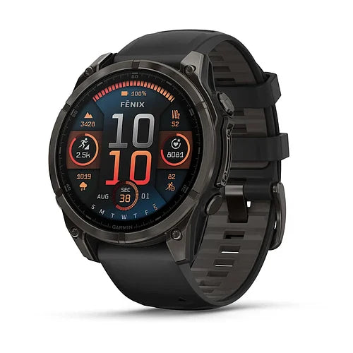 Garmin FENIX® 8 51mm Sapphire Carbon Gray - Reloj GPS Multideporte con Pantalla AMOLED