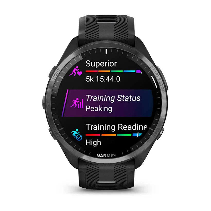 Garmin Forerunner® 965 Black Negro - Reloj GPS Multideporte con Pantalla AMOLED