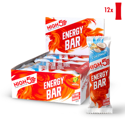 Barra energética High5 (2 sabores Caramelo y Coco)