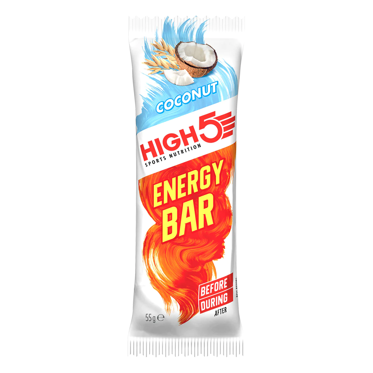 Barra energética High5 (2 sabores Caramelo y Coco)