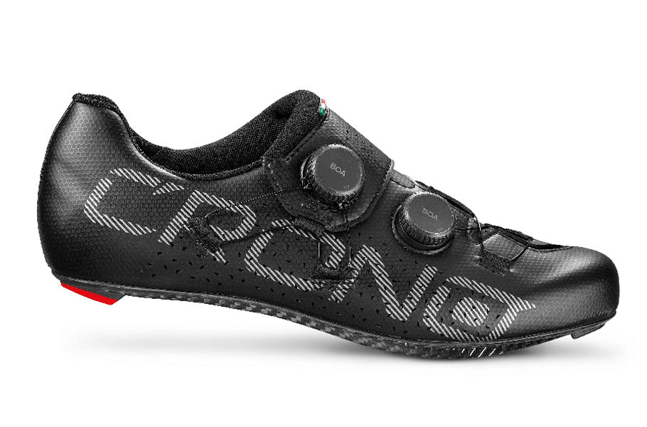 Zapato de ciclismo de Ruta CR-1 con 2 boas (2 colores)