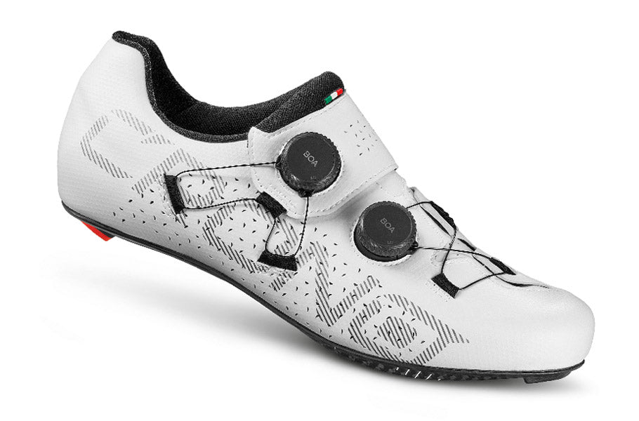 Zapato de ciclismo de Ruta CR-1 con 2 boas (2 colores)