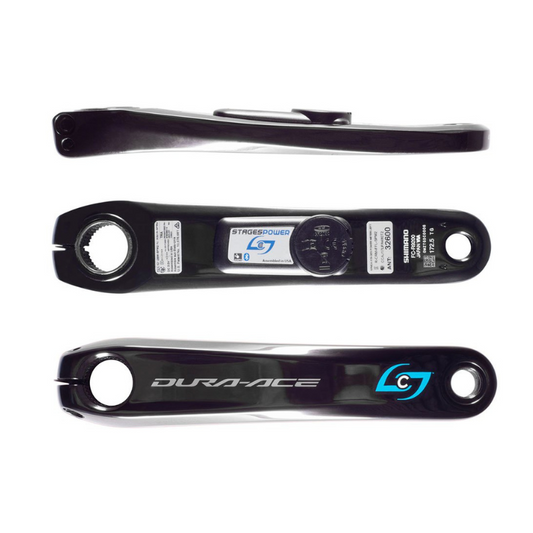 Potenciometro de Ruta Stages Power L, Biela Shimano Durace R9200, Medidor de potencia