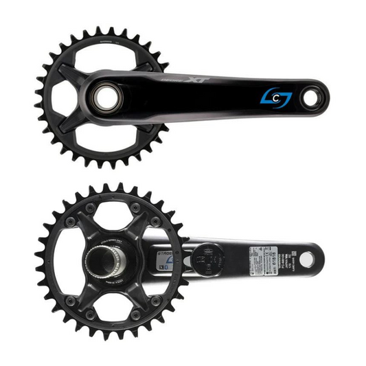 Potenciometro de MTB Stages Power LR, XT 8120, Crankset With Medidor de potencia DUAL