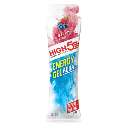 Caja de Gel Energy Aqua High5 Berries (66g) (20Unidades de 66g)