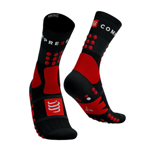 Calcetines largos de Trekking Hiking socks Negro Rojo