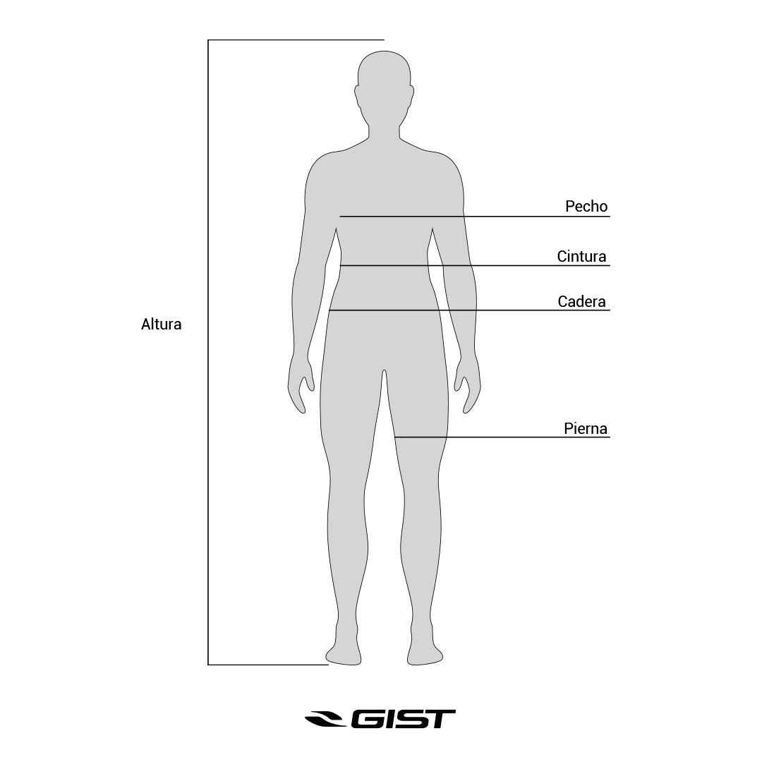 Calza de Ciclismo Gist 3/4