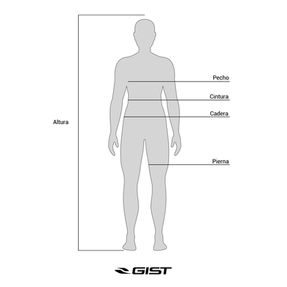 Calza de Ciclismo Gist 3/4