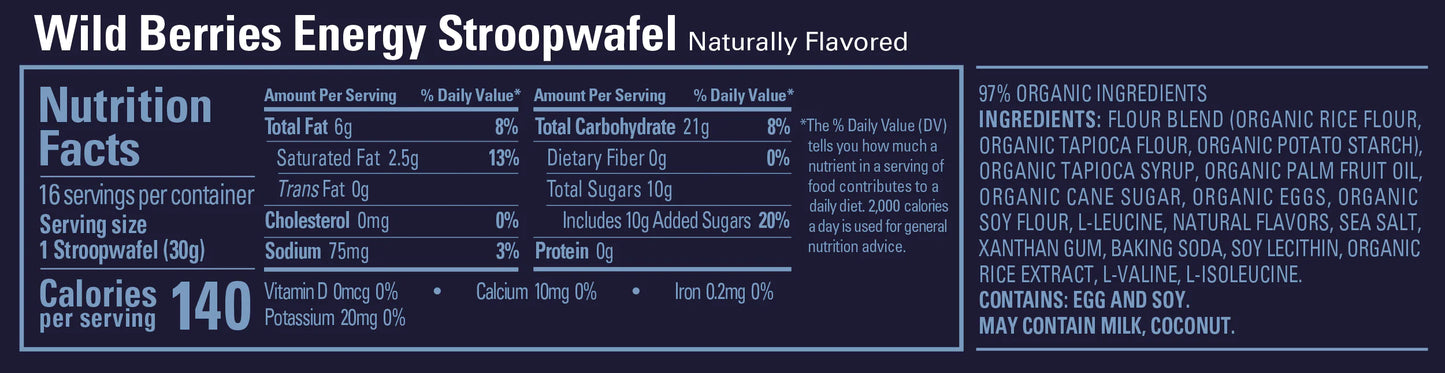 Caja de Wafles GU Energy Stroopwafel 16 unidades (6 sabores)