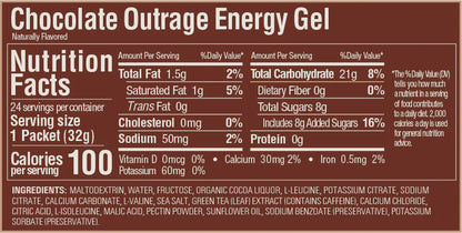 Caja de 24 Geles GU Energy Gel Original 32g Con Cafeína (10 sabores)