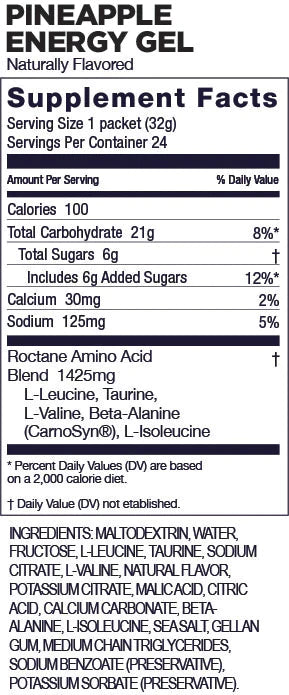 GEL GU Roctane Energy Gel Sin Cafeína (2 Sabores)