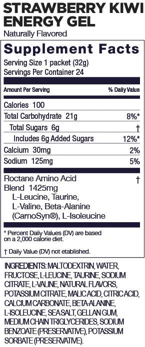 Caja de 24 Geles GU Roctane Energy Gel Sin Cafeína (2 Sabores)