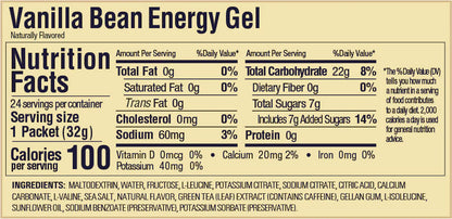 Caja de 24 Geles GU Energy Gel Original 32g Con Cafeína (10 sabores)