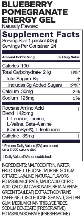 GEL GU Roctane Energy Gel Con Cafeína (6 Sabores)