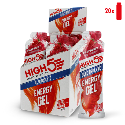 Caja de 20 Gel High5 Energy Electrolitos (66g - 20u)