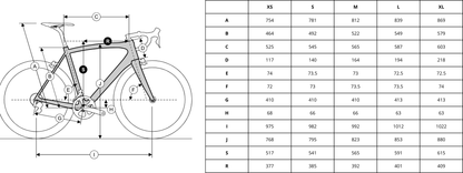 Bicicleta de Ruta endurance Ridley Fenix SLiC (negro)