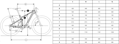 Bicicleta de MTB XC Doble Suspensión Ridley Raft XC (gris)