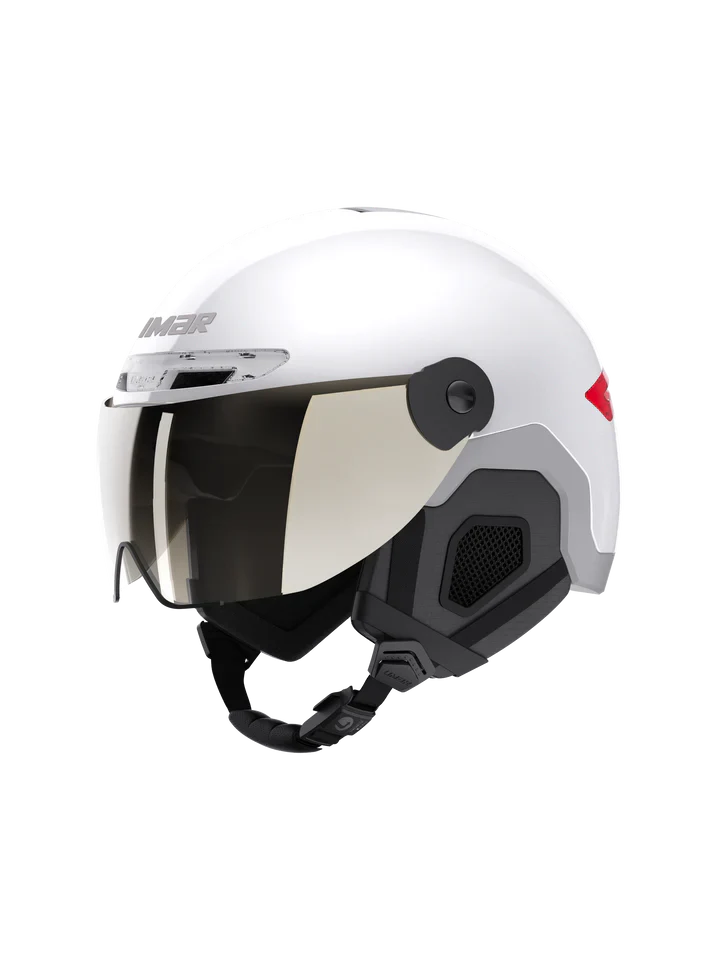 Casco Urbano Moto, Scooter, bicicleta Limar Lumière (Blanco)