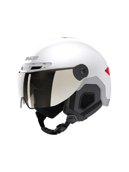 Casco Urbano Moto, Scooter, bicicleta Limar Lumière (Blanco)