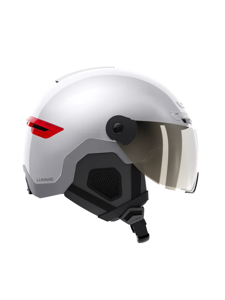 Casco Urbano Moto, Scooter, bicicleta Limar Lumière (Blanco)