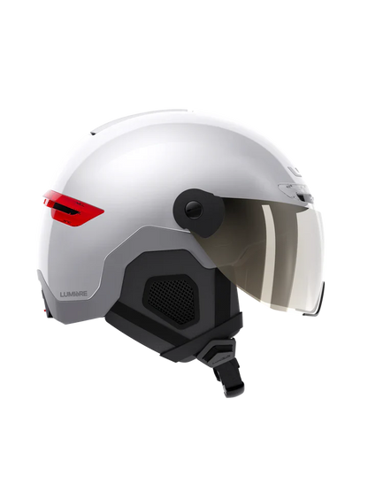 Casco Urbano Moto, Scooter, bicicleta Limar Lumière (Blanco)