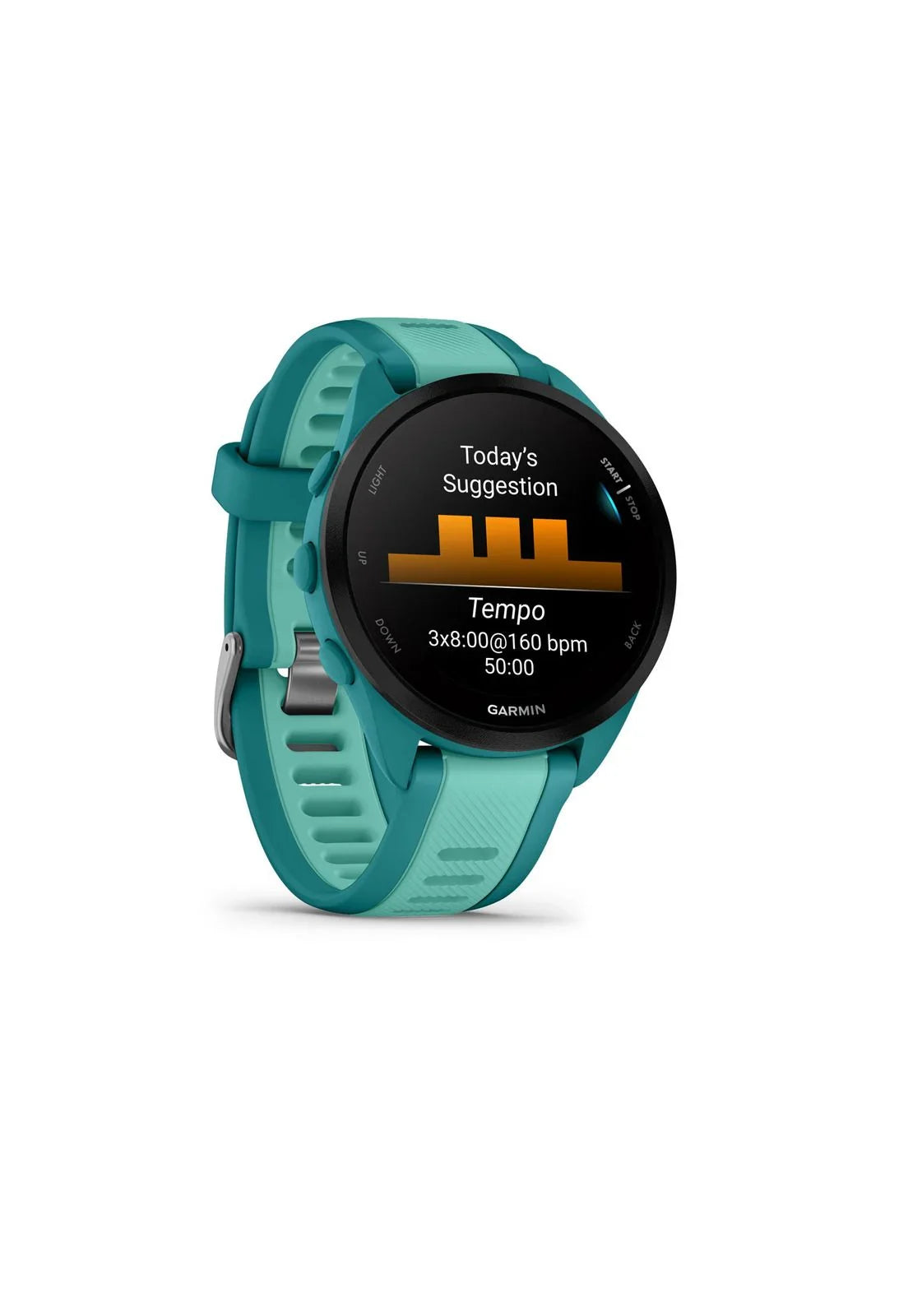 Garmin Forerunner® 165 Music Turquoise/Aqua Turquesa - Reloj GPS Multideporte con Pantalla AMOLED