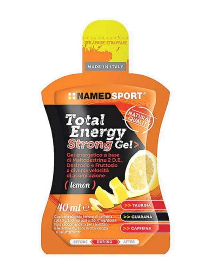 Caja de 24 Geles Named Sport Strong sabor Limón (40ml)