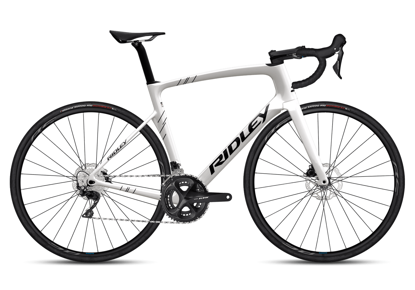 Bicicleta de Ruta Aero Ridley Noah Disc (blanco)