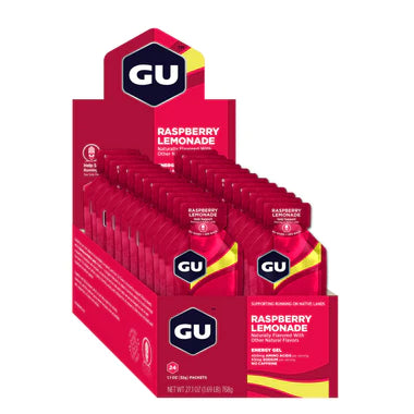 Caja de 24 Geles GU Energy Gel Original 32g (5 sabores)