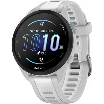 Garmin Forerunner® 265 MUSIC White. Blanco - Reloj GPS Multideporte con Pantalla AMOLED