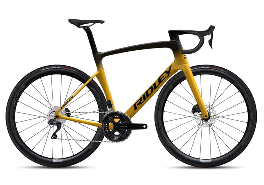 Bicicleta de Ruta Aero Ridley Noah Fast Disc (amarillo)