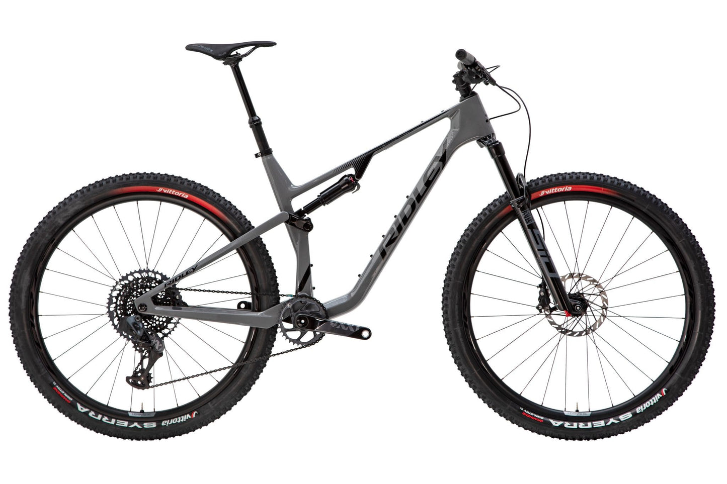 Bicicleta de MTB XC Doble Suspensión Ridley Raft XC (gris)