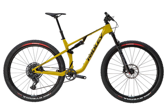 Bicicleta de MTB doble suspensión Ridley Raft Trail (amarillo)