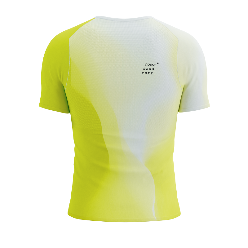 Polera o Peto de Running Mujer Compressport Performance Singlet W Amarillo