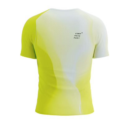 Polera o Peto de Running Mujer Compressport Performance Singlet W Amarillo