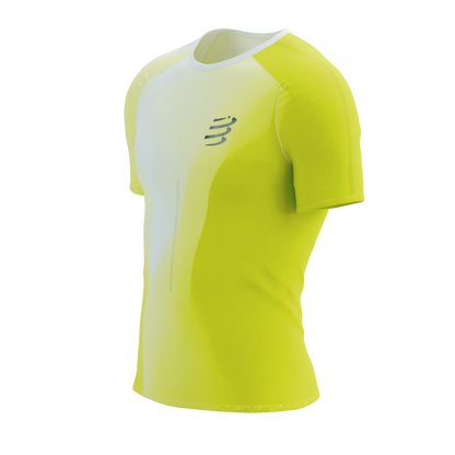 Polera o Peto de Running Mujer Compressport Performance Singlet W Amarillo