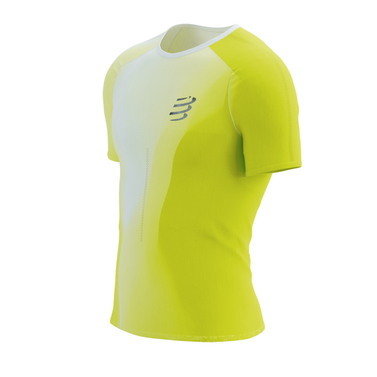 Polera o Peto de Running Mujer Compressport Performance Singlet W Amarillo