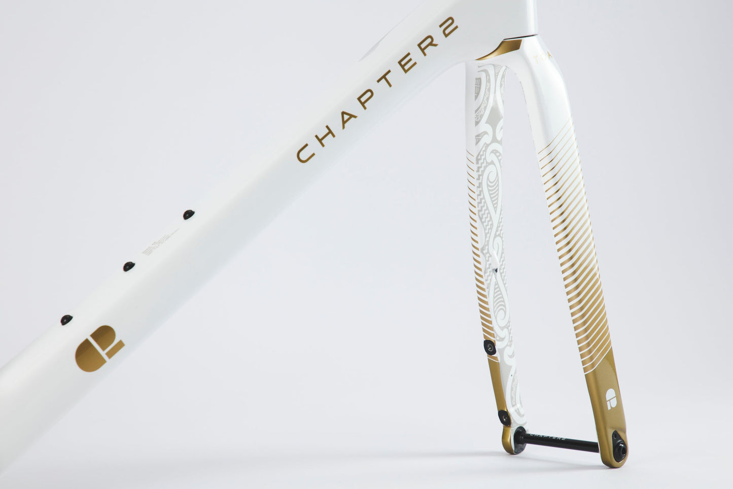 Cuadro de Bicicleta Chapter2 Toa: White / GOLD (KOURA)