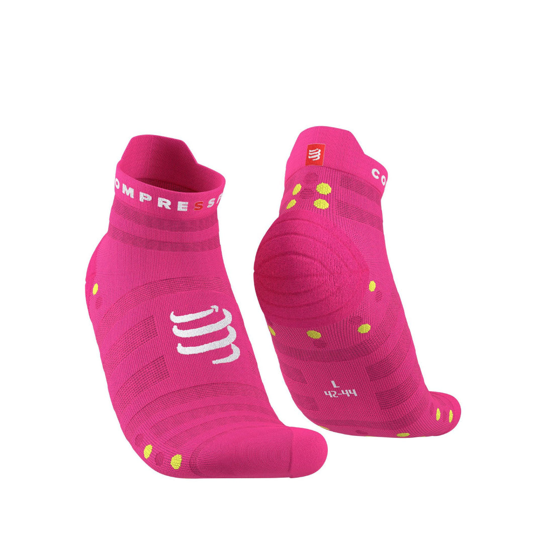 Calcetines de Running Cortos Pro Racing Socks  ULTRALIGHT v4.0 Fluo Pink/Primerose