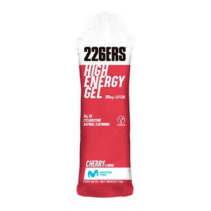 Gel 226ers High Energy Gel 76grs Con Cafeína (Sabor Cereza - unidad o caja)