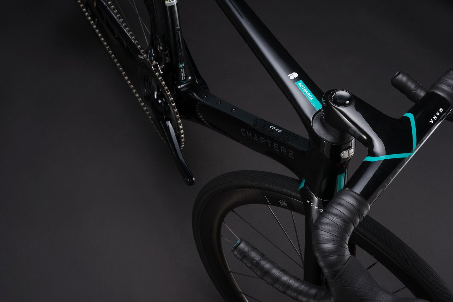 Cuadro de Bicicleta Chapter2 Koko: GLOSSY BLACK (Tuhua)